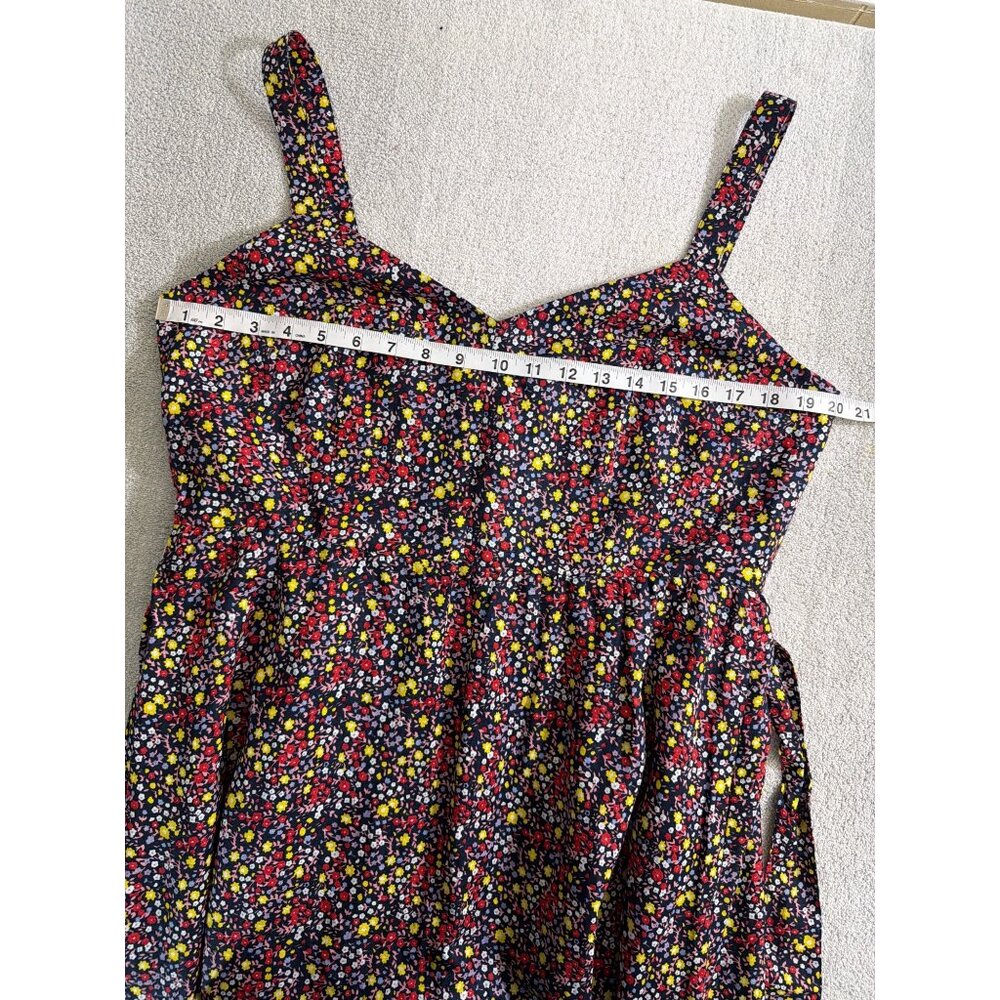 NWOT J.Crew Factory Womens Floral Maxi Dress Size 14 Linen Blend Cottagecore - Picture 14 of 16